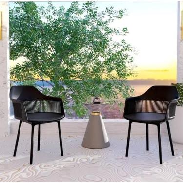 Imagem de Kit 2 Cadeiras De Jantar Design Marcela Preta - Universal Mix