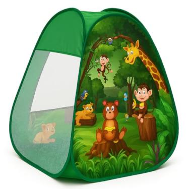 Imagem de Barraca Infantil Portátil Dobrável Casinha Brinquedo Menino e Menina