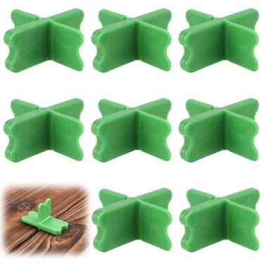 Imagem de 8 peças, 4 espessuras, ferramenta espaçadora de convés, vários tamanhos, ABS, ferramenta de espaçamento de deck de plástico durável para madeira composta de PVC