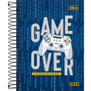 Imagem de Agenda Capa Dura Espiral Diária - M4 - 11,7x16,4 Cm - Pepper 2022 - Tilibra - Masculino