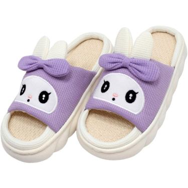 Imagem de Pantufa Chinelo Sapato De Inverno Coelhinho Pelúcia Macio