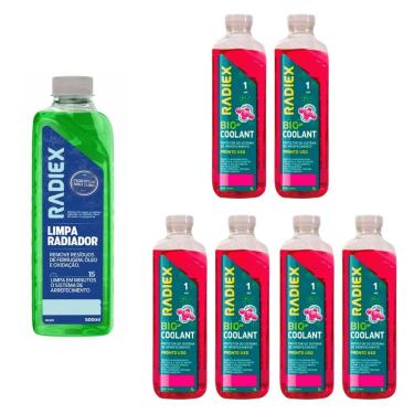 Imagem de KIT Aditivo Protetor Radiador Rosa / Limpador Radiador - R9301/R1892