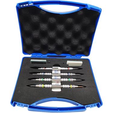 Imagem de Kit De Teste De Dureza Mohs, 2-9 Scratch Tester Caneta De Teste De Dureza, Teste De Dureza Relativa/resistência Ao Desgaste, Para Identificação De Minerais Industriais Com Acessórios