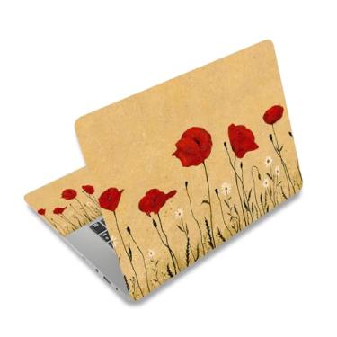 Imagem de 12,1 13 13,3 14 15,4 15,6 polegadas Laptop Skin Sticker Decalque Universal Vinil Netbook Adesivo reutilizável Notebook PC Arte Decalque Capa protetora, à prova d'água e resistente a arranhões (flores