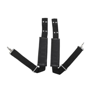 Imagem de Fenteer Alças de ombro para pulverizador de mochila, alças de substituição, fácil instalação, ajustável, nylon, couro PU para acessórios agrícolas