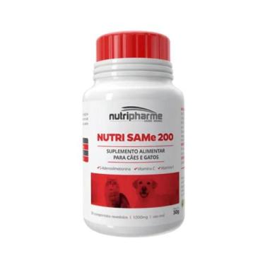 Imagem de Nutri Same 200 Cães Cão Cachorros E Gato Nutripharme 30 Cp