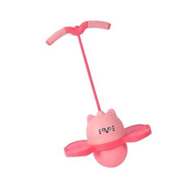 Imagem de menolana Bola de salto Pogo Bola quicando Brinquedo de salto alto para meninos Prancha de para exercício de equilíbrio Capacidade Playground Assistente de, Rosa