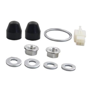 Imagem de Colaxi Kit de porcas para motor de cubo de bicicleta elétrica, peças, suprimentos, equipamentos, ferramentas, acessórios, parafusos para motor de cubo faça, M16