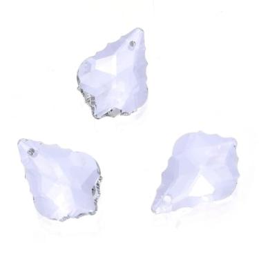 Imagem de 50 peças de lustre barroco de vidro de cristal facetado tcheco contas soltas Suncatcher 22 mm grande abril claro pedra do mês de nascimento para artesanato faça você mesmo joias CCF-1