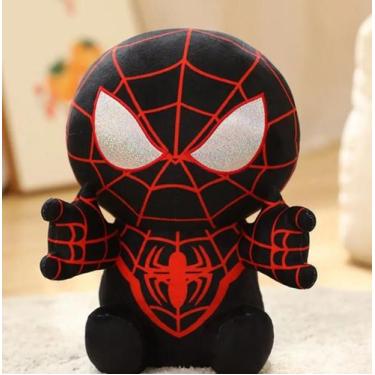 Imagem de Pelucia Homem Aranha 25 cm Antialérgico Alta Qualidade Cor Preto - Sob