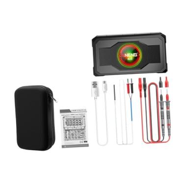 Imagem de Milageto Multímetro digital Multímetro flip-top Medidor de voltagem com display LCD Multiuso prático para reparo de automóveis Multímetro para uso industrial