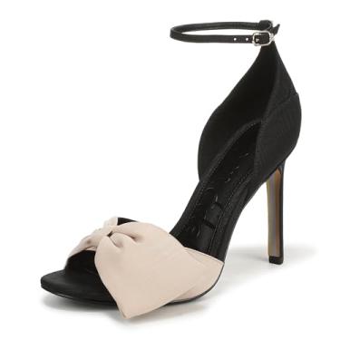 Imagem de Sam Edelman Sandália feminina de salto Ida, Preto/areia mel, 38