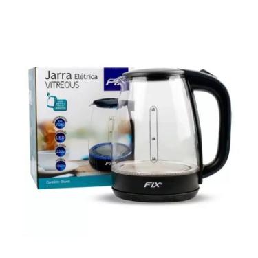 Imagem de Chaleira elétrica em vidro base removível em vidro 1,8L Glass Fix, 220