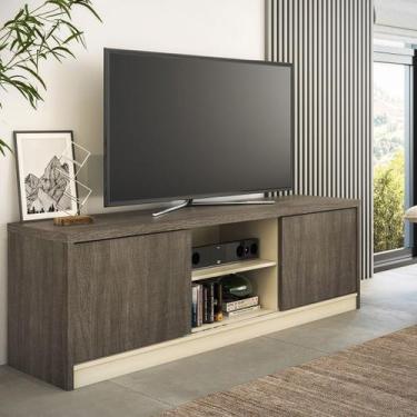 Imagem de Rack para TV até 72 Polegadas 2 Portas Serenity Belmax, Carv. Sevilha/