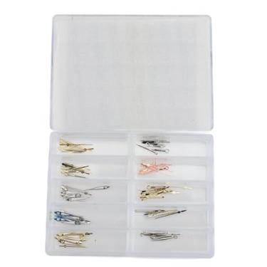 Imagem de ASSISTIR HANDS SUBSTITUIÇÃO Conjunto de 30 peças Metal Minute Minuto Segunda Mão para Quartz Movimento 8200 8205 Instalação fácil Projeto elegante durável