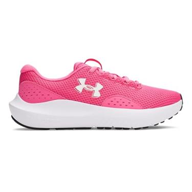 Imagem de Under Armour Tênis de corrida feminino Charged Surge 4, (672) Super Rosa/Super Rosa/Branco, 41