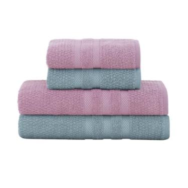 Imagem de Jogo De Banho Gigante Buddemeyer Vanilla Extra Soft 100% Algodão Toalha Alta Absorção M...