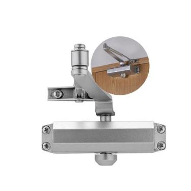 Imagem de Mola Aérea Automática Braço Segura Porta Para Não Bater 45kg A 65kg Pr