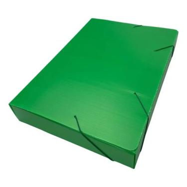 Imagem de Pasta Plástica Ofício Polionda c/aba e elástico 5,5cm Cores Diversas -