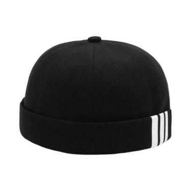 Imagem de Gorro Unissex De Algodão Estilo Docker Retrô Hip Hop Para Verão Ao Ar 
