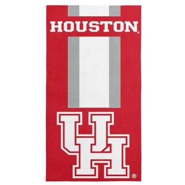 Imagem de Northwest Toalha de praia NCAA Houston Cougars, sem areia, macia, absorvente e de secagem rápida, 76 cm x 152 cm, zona de leitura