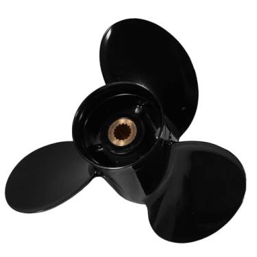 Imagem de JSPROP Hélice externa de barco de alumínio 14 1/2 x 19 para BRP Johnson Evinrude OMC Stern Drive 135-300HP, dente de 15 estrias, 765188, RH, adequado para Evinrude 135 140 150 155 175 185 200 225 235