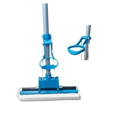 Imagem de Mop Profissional com Sistema de Auto Torção, Refil em Espuma, Cabo Extensível, Azul