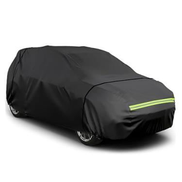 Imagem de XIIMINZ Capa de carro SUV compatível com Chevy Suburban/GMC Yukon XL/Cadillac Escalade ESV - Capas de carro espessamento de camada dupla à prova d'água neve granizo chuva poeira UV proteção contra