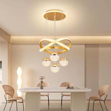 Imagem de Luminaria de Teto Led, 3 Cores Plafon Luz de Led Sobrepor, Lustre Para Sala Branco Quente e Frio Banheiro Quarto Escritório 127/220V