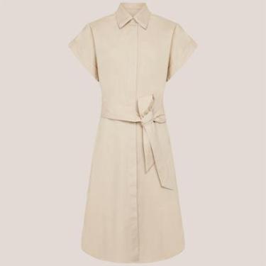 Imagem de Vestido Chemise Dudalina Curto Liso Feminino-Feminino