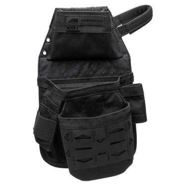 Imagem de Bolsa Diamondback Miter X (acessório do lado esquerdo) - Bolsa de cinto de ferramentas durável e leve para carpinteiro - Acessório de cinto de ferramentas inclui 3 bolsos, 10 compartimentos e 2