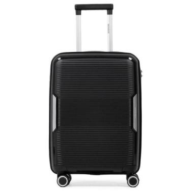 Imagem de Mala De Bordo de Polipropileno 4 Rodas Malta Preto - Bagaggio, P