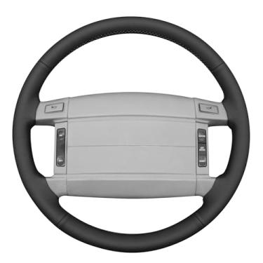 Imagem de MEWANT Capa de volante costurada DIY para Ford Mustang LX GT 1990-1993/Ford Bronco F-150/F-250/F-350 1992-1996 Acessórios de volante para Ford