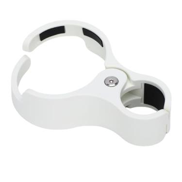 Imagem de SPYMINNPOO Porta de Xícara de Bicicleta, Nylon Dobramento Anti Deslize Bicicletas Garrafas de Rack de água de café Com Leite de Leite para Ciclismo (Branco)