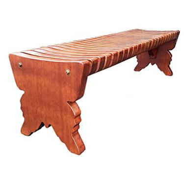 Imagem de URGDWEKJY Móveis de entrada, banco criativo, ao ar livre, parque, banco de lazer, jardim, paisagem, lazer, banco de borboleta, adequado para pátio, gramado, cadeiras ao ar livre