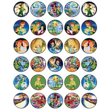 Imagem de 30 x Cupcake Toppers - Flying Adventure Inspired Collection of Edible Cake Decorations | Uncut on Wafer Sheet