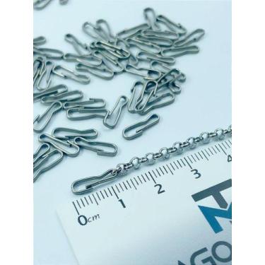 Imagem de Pacote de Fechos de Aço Inox - Fecho de Pressão 12mm - 50 Peças - no-b