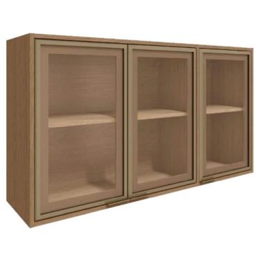 Imagem de Armario Aereo Cozinha 3 Portas 2 Prateleiras 120x67cm Rimo Vitória Car