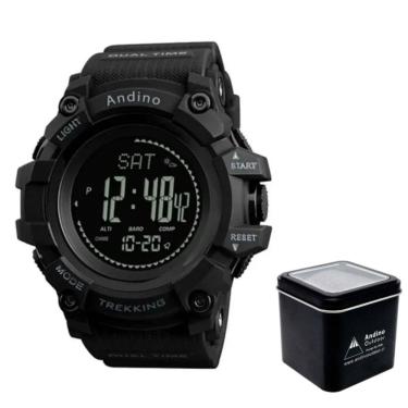 Imagem de Relógio Andino Clock Barometer Altímetro Bússola Termômetro