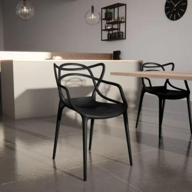 Imagem de Kit 2 Cadeiras Modernas Leitura com Encosto