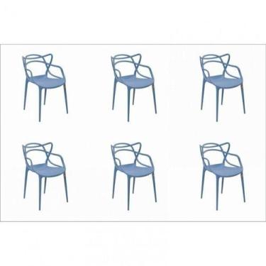 Imagem de Kit 6 Cadeiras Allegra Caribe - Rivatti