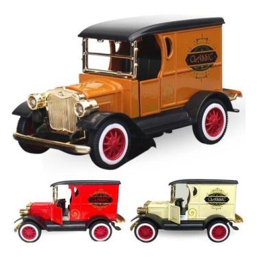 Imagem de Carrinho Miniatura Antigo Calhambeque Clássicos Abre Porta - Europio, 