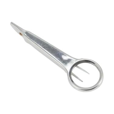 Imagem de Generic 1 lupa de encaixe, auxílio de leitura mãos livres, aço inoxidável, ferro, acrílico, tom prateado, 3 cm