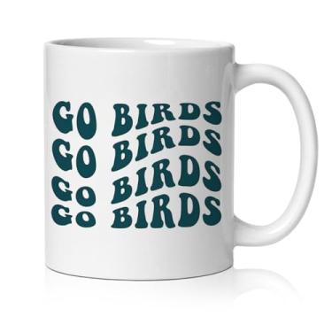 Imagem de BEHIFL Caneca de futebol verde Groovy, presente de jogador de fã de futebol para fãs de futebol, presentes para mulheres, homens, caneca de chá de café de cerâmica 325 ml