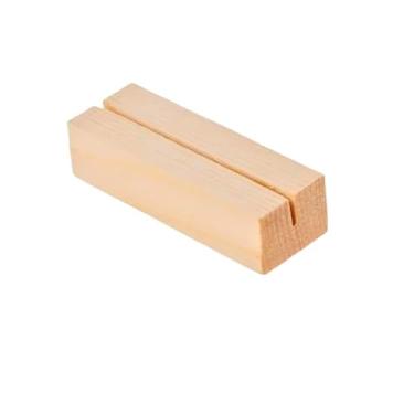 Imagem de Kit 10/15 / 20/30 / 50 Suportes Porta Retrato Foto Polaroid Madeira Pinus Decoração Presente(15)