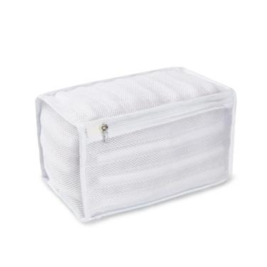 Imagem de Bolsa de máquina de lavar para sapatos: Bolsa leve para lavanderia para lavadora e secadora - Bolsa reutilizável de limpeza de sapatos para tênis, kit de limpeza sem manchas, várias cores para opções