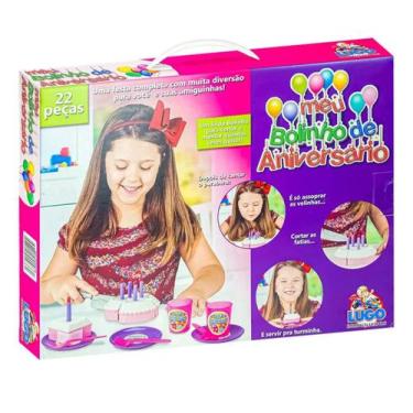 Imagem de Brinquedo Comidinha Meu Bolinho de Aniversário Com Acessório - Lugo