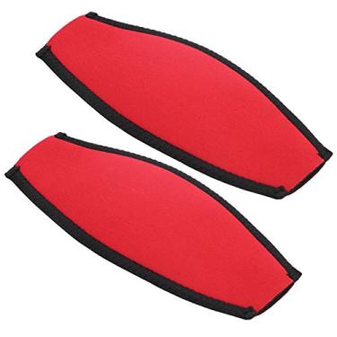 Imagem de 2pcs de Mergulho Capa de Alça de Espelho, Protetor de Cabelo, Neoprene Leve Anti -suor Sem Skid para Natação de Mergulho, Mergulho Com Mergulho Com Cuidado de Cabelo Com (Vermelho)
