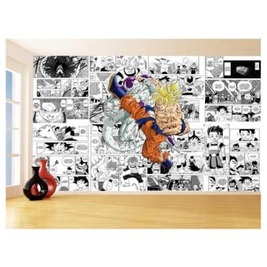 Imagem de Papel De Parede Dragon Ball Goku Vegeta Anime 3,5M Dbz242 - Você Decor