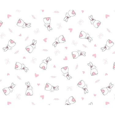 Imagem de Toalha de Banho Bebe com Capuz de Fralda Soft + 1 Roupão com Capuz Soft 100% algodão Enxoval (Coelha)